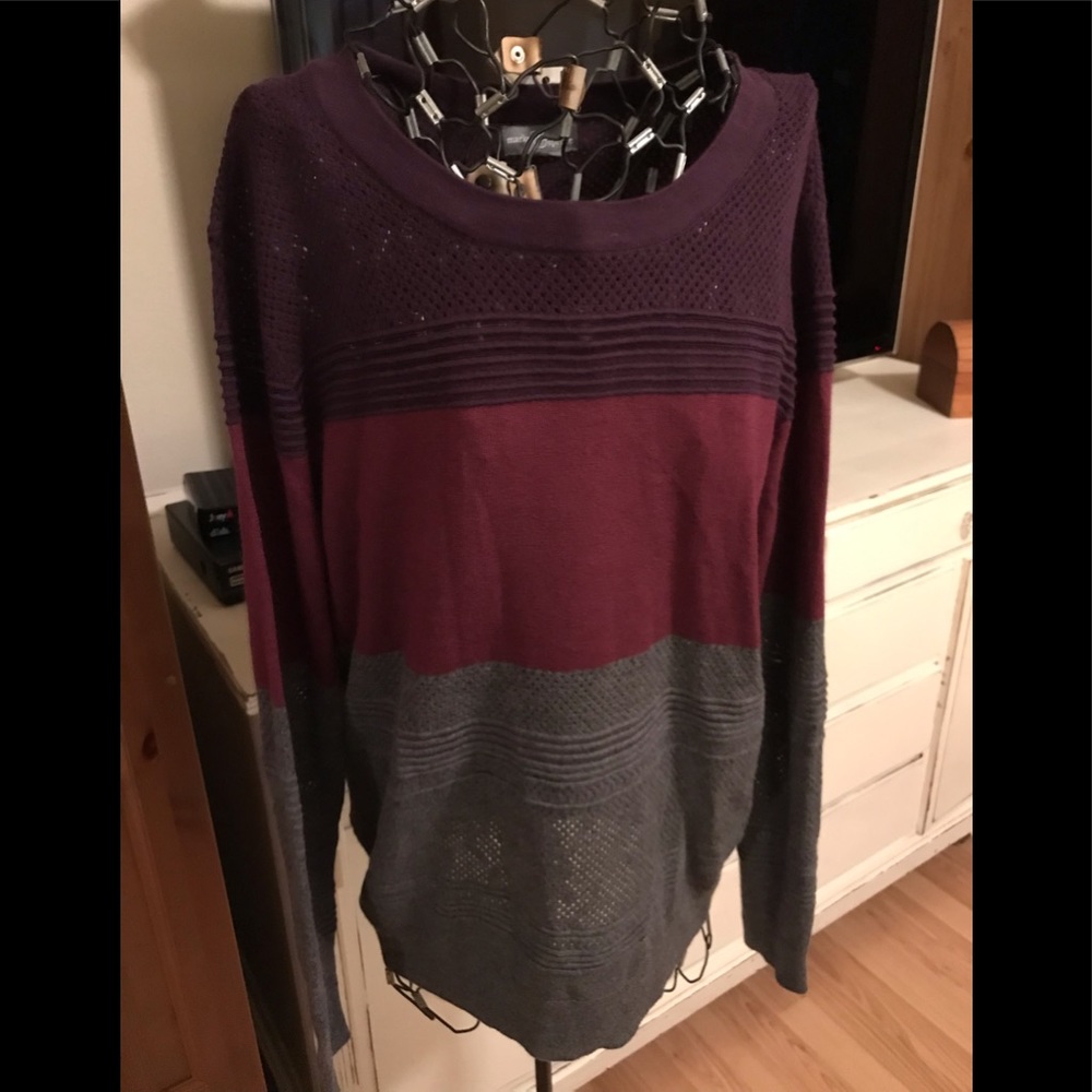 Lightweight Color Block Sweater
